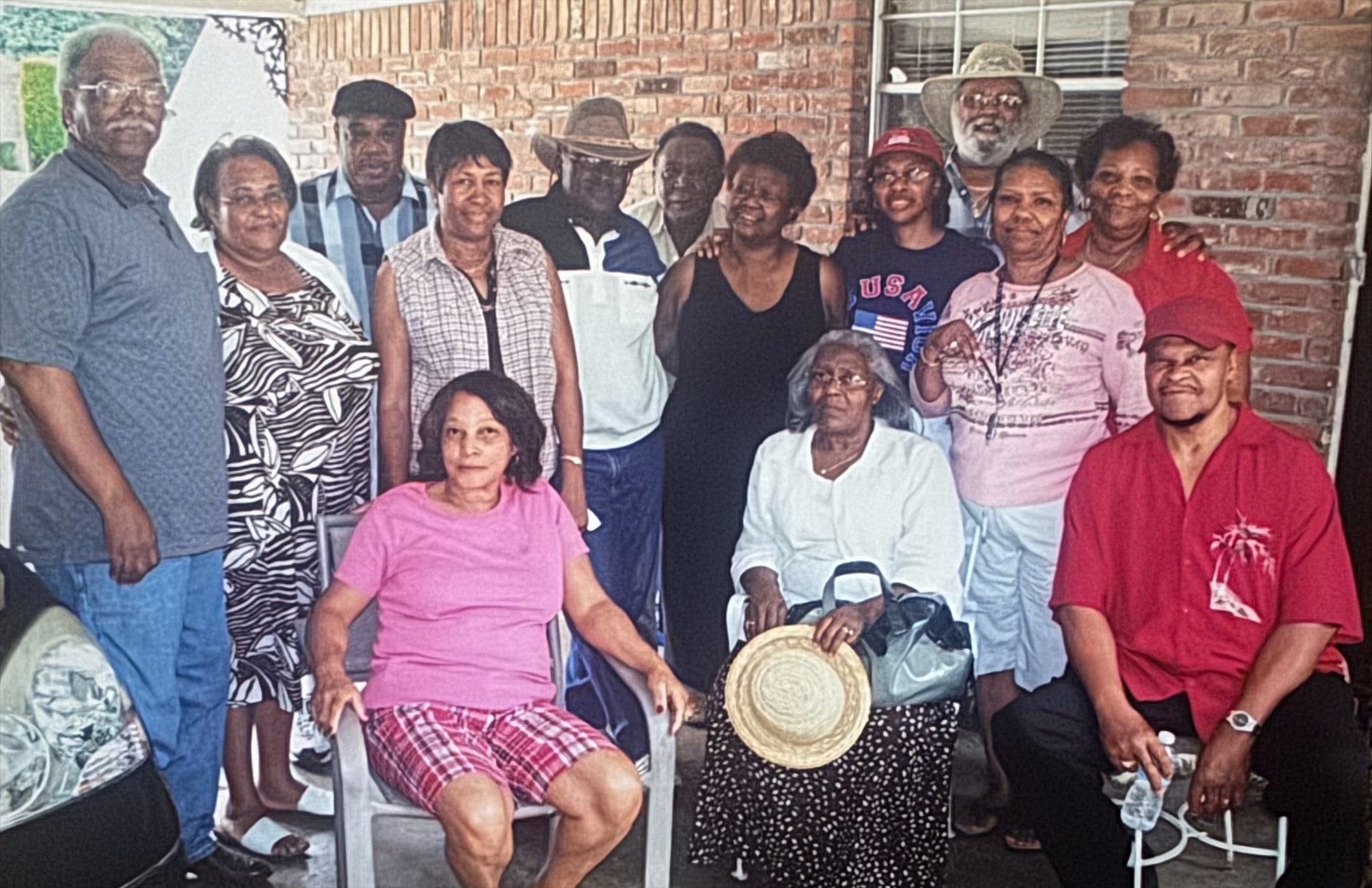 Mrs. Poe with classmates and cherished friends